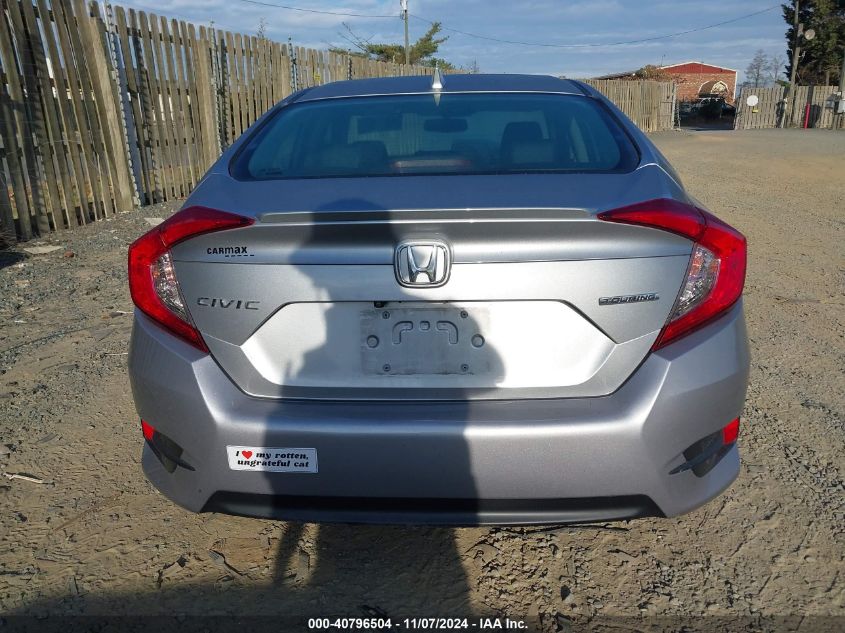 2017 Honda Civic Touring VIN: 19XFC1F96HE021791 Lot: 40796504