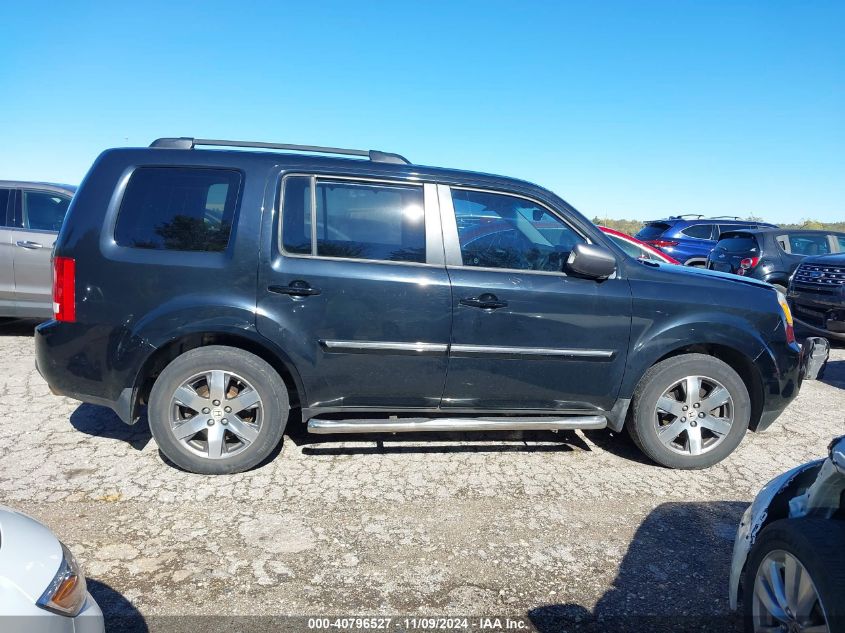 2014 Honda Pilot Touring VIN: 5FNYF4H92EB023719 Lot: 40796527