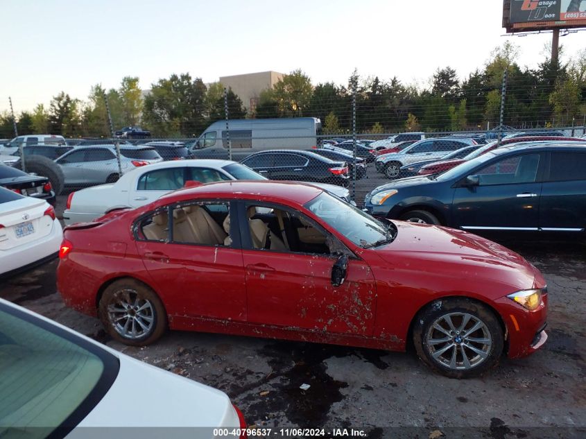 2017 BMW 320I VIN: WBA8E1G55HNU13720 Lot: 40796537