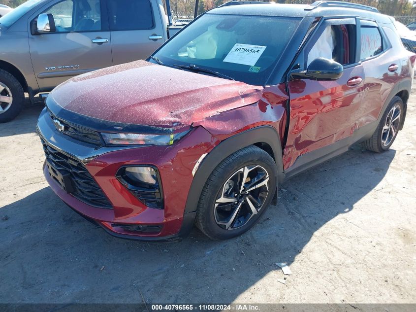 2023 Chevrolet Trailblazer Fwd Rs VIN: KL79MTSL3PB093208 Lot: 40796565