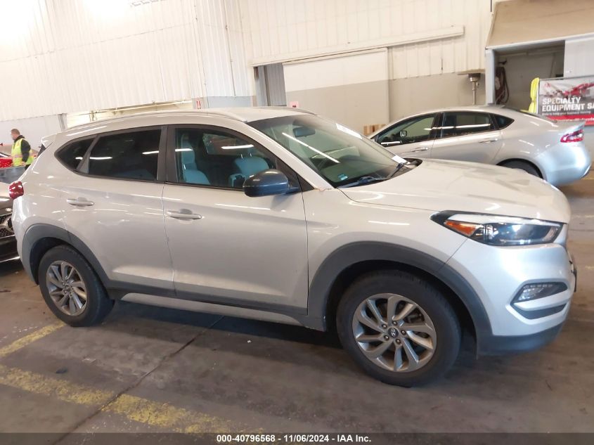 2018 Hyundai Tucson Sel VIN: KM8J33A46JU653405 Lot: 40796568