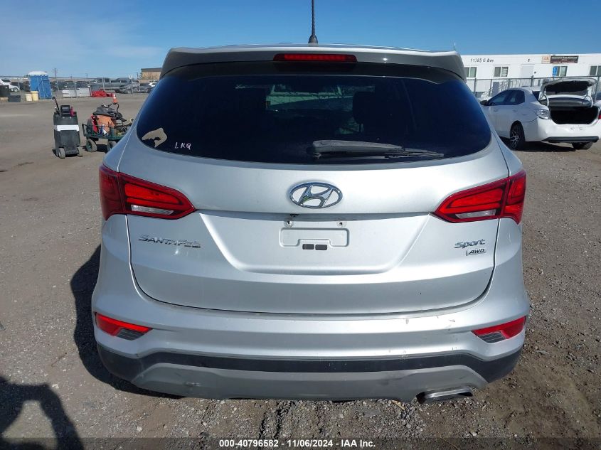 2018 Hyundai Santa Fe Sport 2.4L VIN: 5XYZTDLB3JG557418 Lot: 40796582