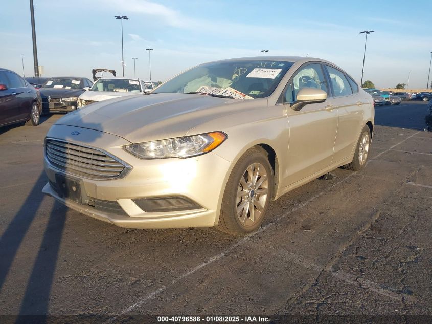 VIN 3FA6P0H78HR150530 2017 Ford Fusion, SE no.2