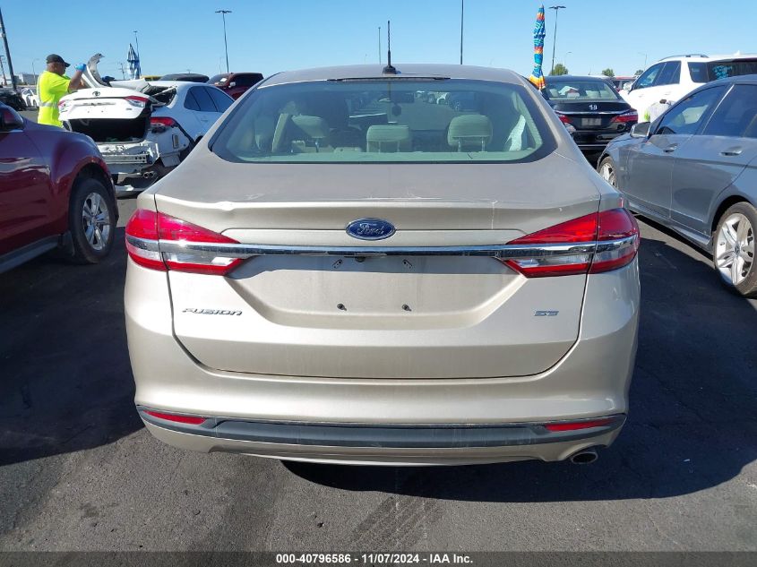 2017 Ford Fusion Se VIN: 3FA6P0H78HR150530 Lot: 40796586