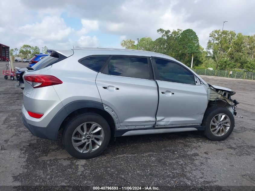 2018 Hyundai Tucson Sel VIN: KM8J33A4XJU609116 Lot: 40796593