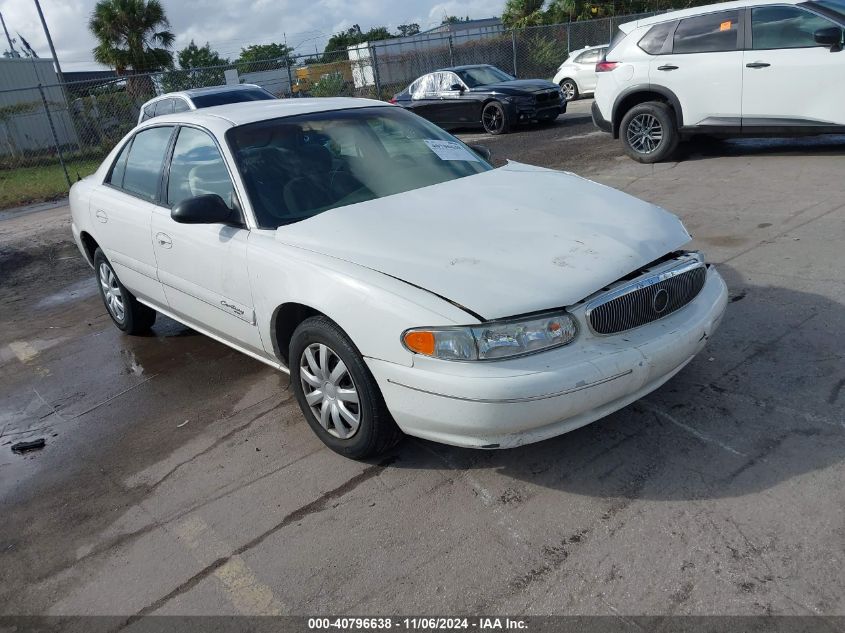 2002 Buick Century Custom VIN: 2G4WS52J521256807 Lot: 40796638