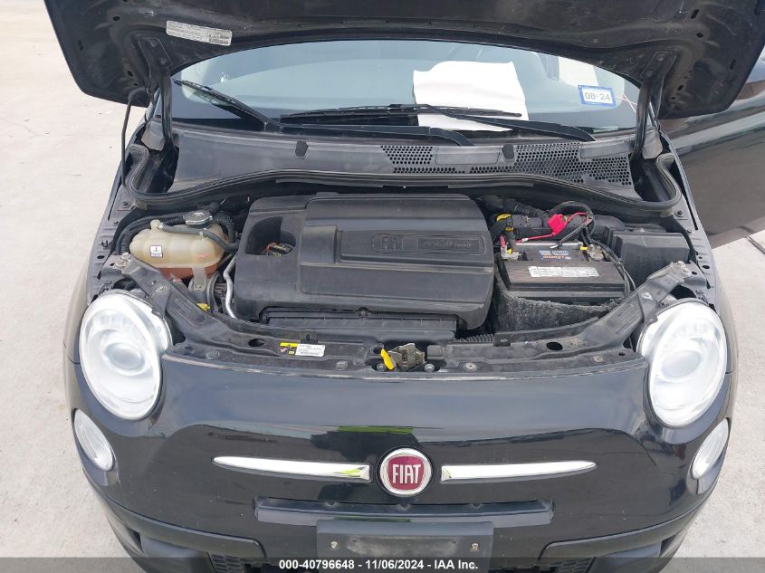 2013 Fiat 500 Pop VIN: 3C3CFFAR9DT726285 Lot: 40796648