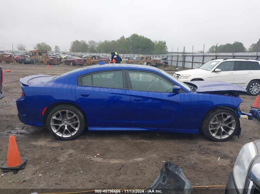 2022 Dodge Charger Gt Rwd VIN: 2C3CDXHG7NH106075 Lot: 40796666