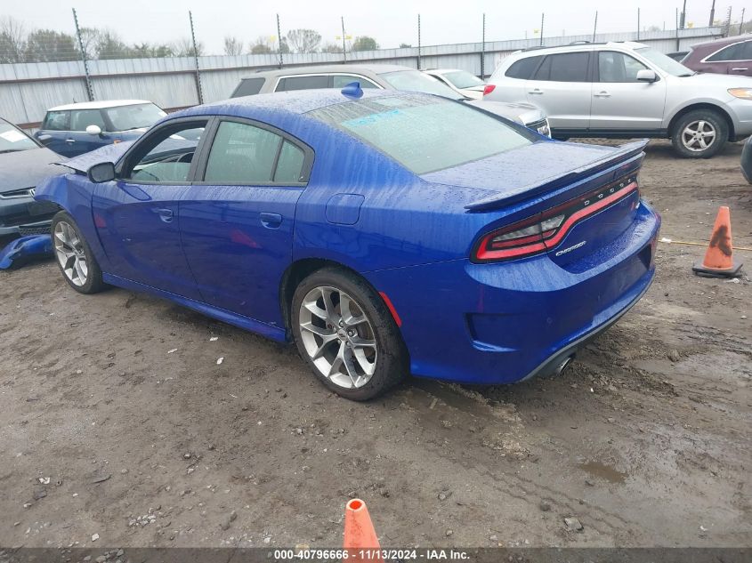 2022 Dodge Charger Gt Rwd VIN: 2C3CDXHG7NH106075 Lot: 40796666