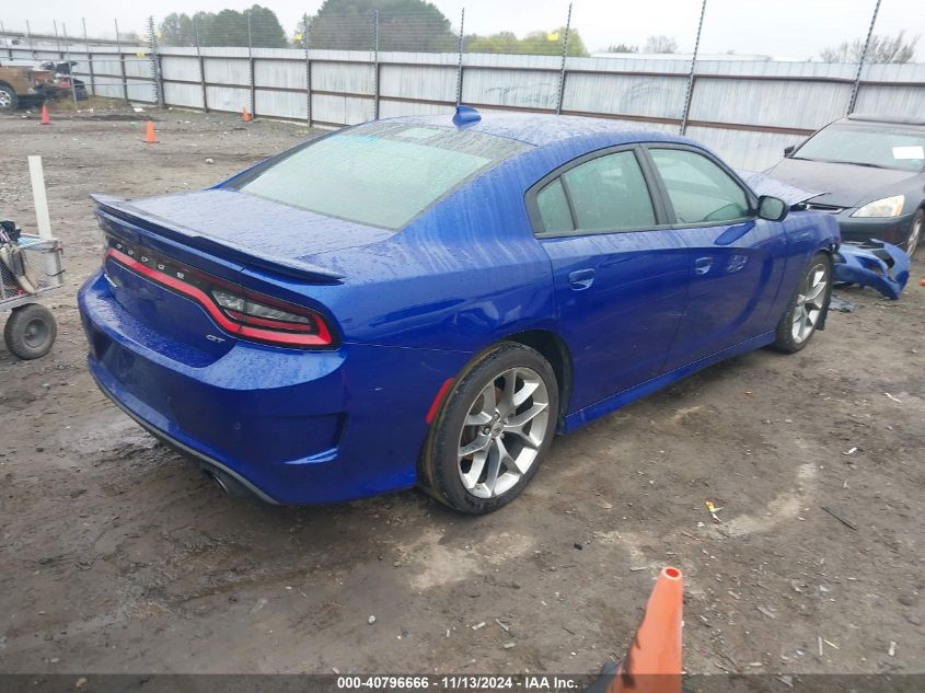 2022 Dodge Charger Gt Rwd VIN: 2C3CDXHG7NH106075 Lot: 40796666