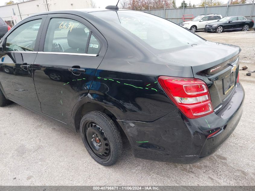 2018 Chevrolet Sonic Lt Auto VIN: 1G1JD5SH7J4109731 Lot: 40796671