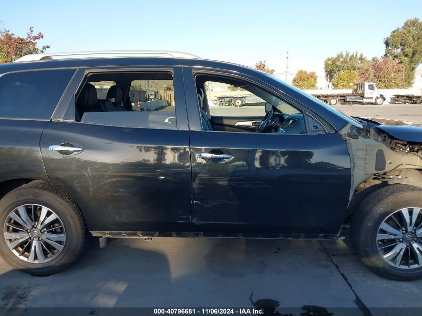 2017 Nissan Pathfinder Sl VIN: 5N1DR2MN4HC608442 Lot: 40796681