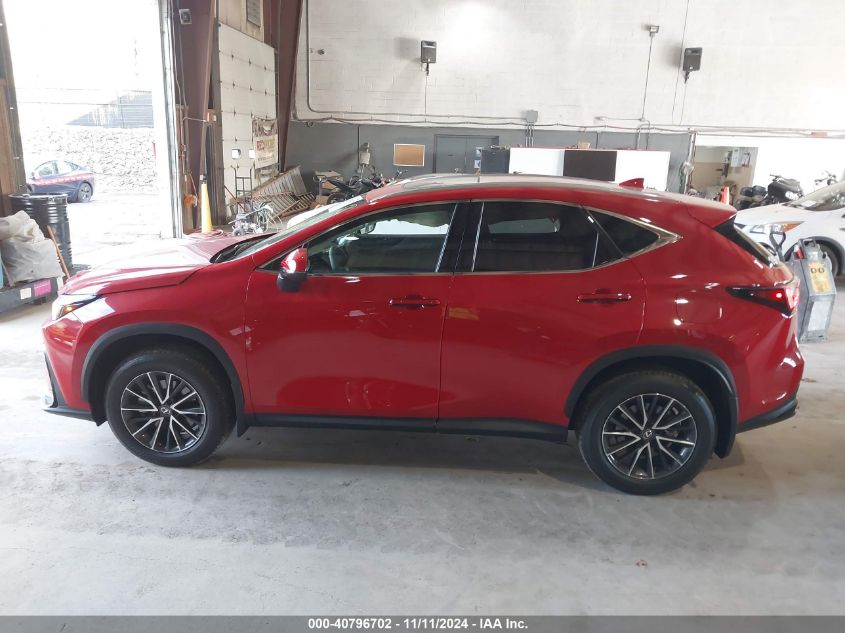 2025 Lexus Nx 250 VIN: 2T2ADCEZ2SC006212 Lot: 40796702