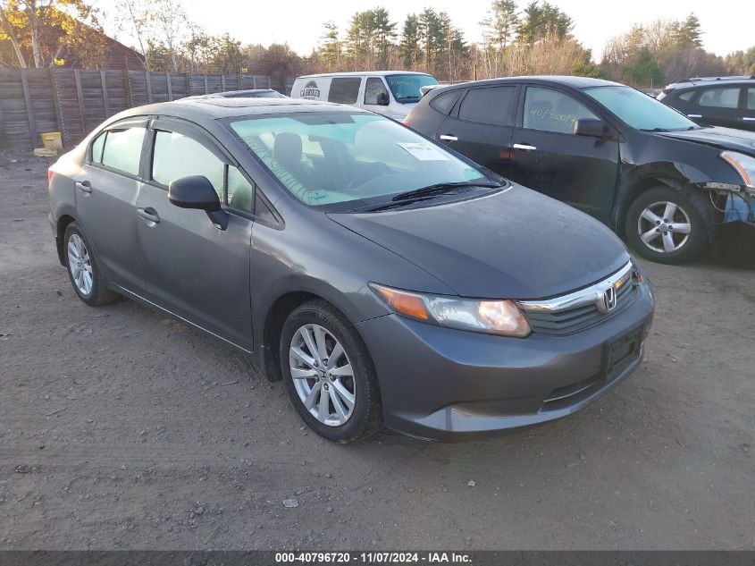 2012 Honda Civic Ex VIN: 2HGFB2F89CH515304 Lot: 40796720