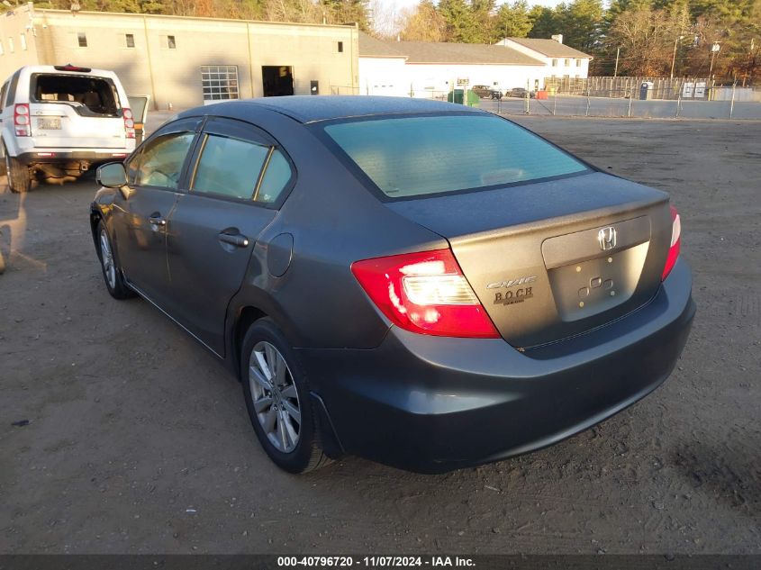 2012 Honda Civic Ex VIN: 2HGFB2F89CH515304 Lot: 40796720