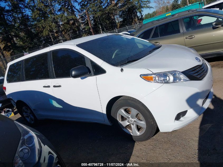 2011 Toyota Sienna Base V6 VIN: 5TDZK3DC9BS021985 Lot: 40796728