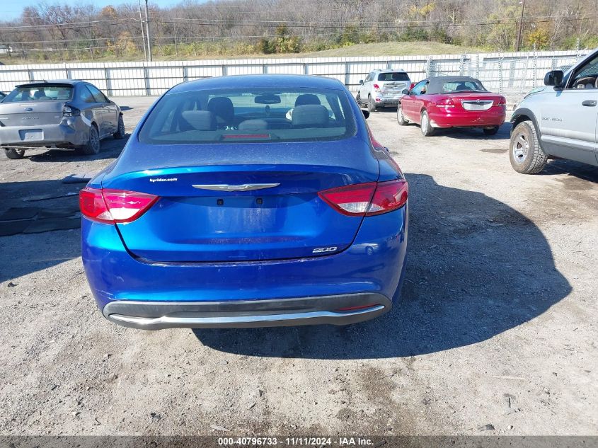 2015 Chrysler 200 Limited VIN: 1C3CCCAB3FN674293 Lot: 40796733