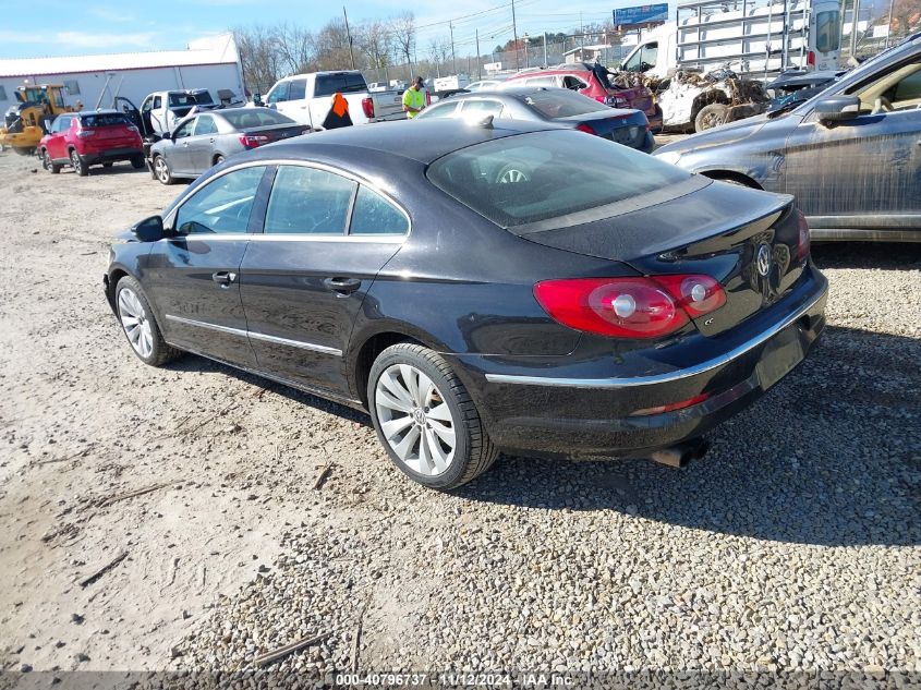 2010 Volkswagen Cc Sport VIN: WVWNL7AN8AE514120 Lot: 40796737