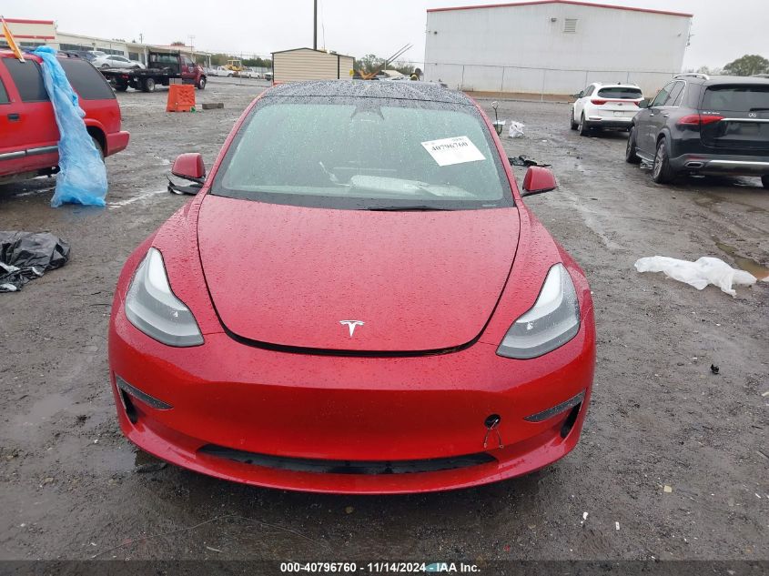 2022 Tesla Model 3 Performance Dual Motor All-Wheel Drive VIN: 5YJ3E1EC9NF316979 Lot: 40796760