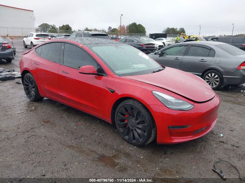 2022 TESLA MODEL 3 PERFORMANCE DUAL MOTOR ALL-WHEEL DRIVE - 5YJ3E1EC9NF316979