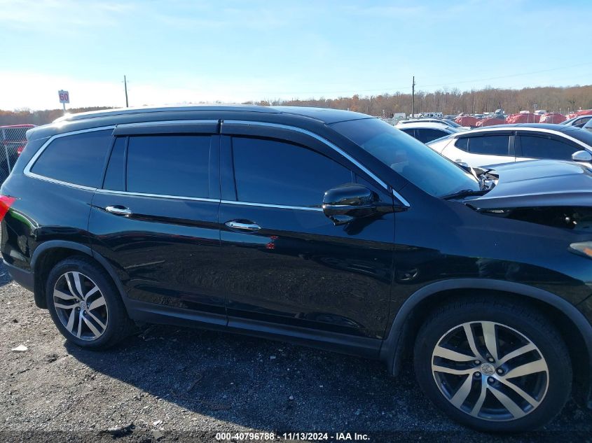 2016 Honda Pilot Touring VIN: 5FNYF6H93GB017894 Lot: 40796788