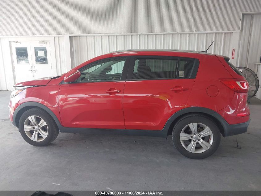 2013 Kia Sportage Lx VIN: KNDPB3A24D7375025 Lot: 40796803