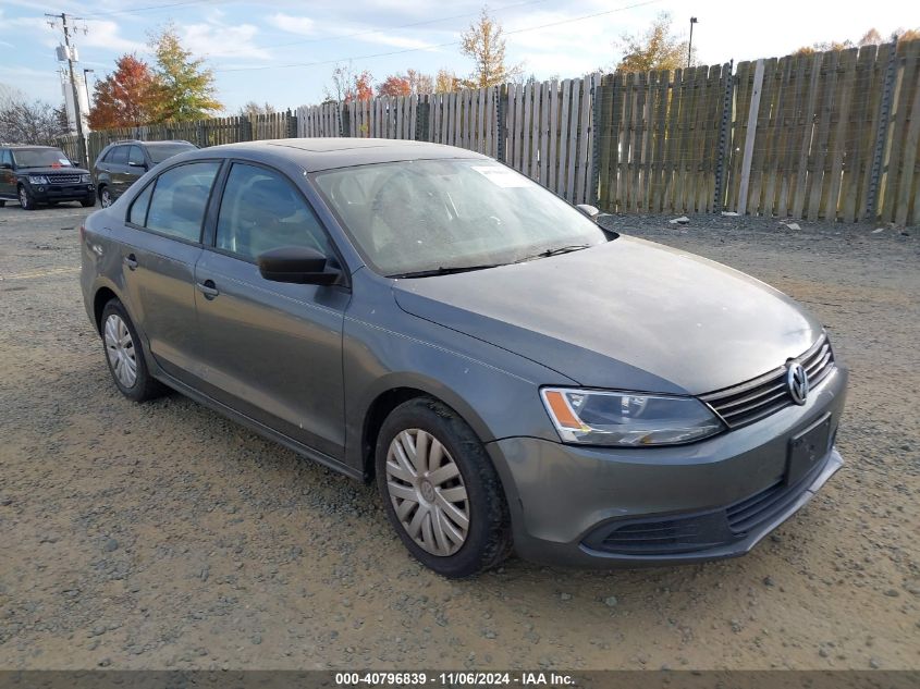 2012 Volkswagen Jetta 2.0L S VIN: 3VW1K7AJ0CM338558 Lot: 40796839