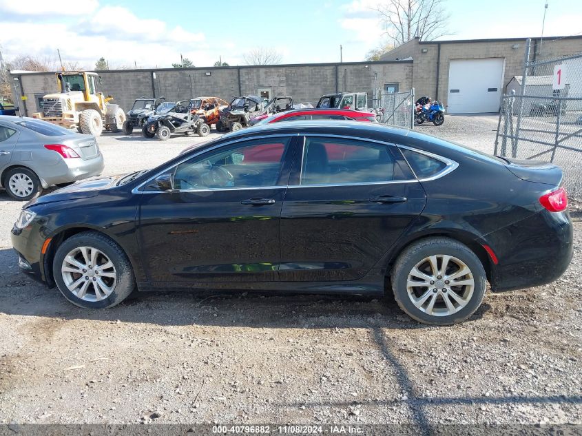 2015 Chrysler 200 Limited VIN: 1C3CCCAB4FN711139 Lot: 40796882