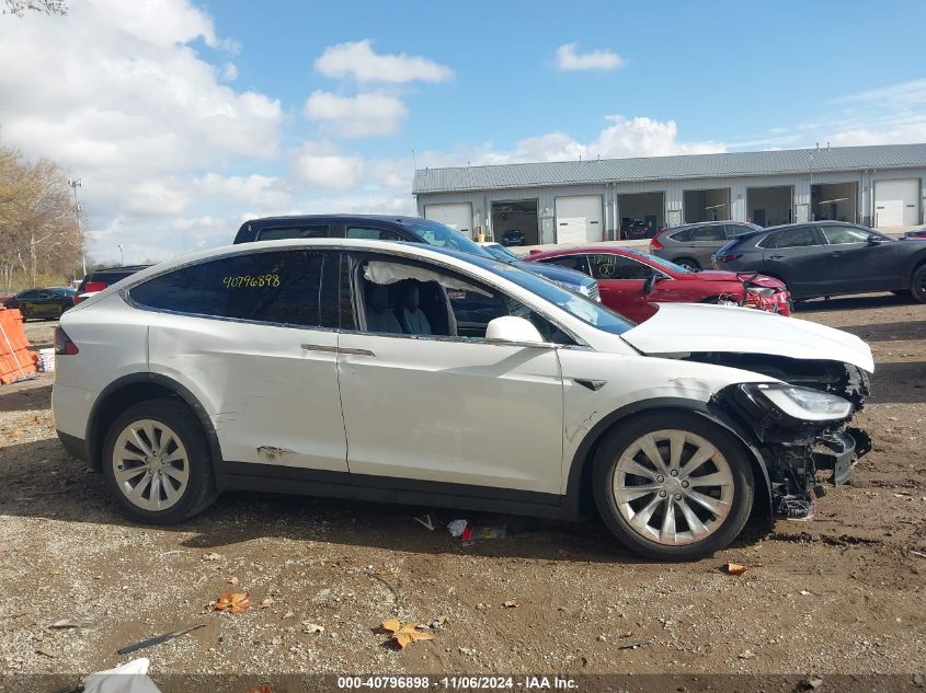 2020 Tesla Model X Long Range Dual Motor All-Wheel Drive/Long Range Plus Dual Motor All-Wheel Drive VIN: 5YJXCAE25LF300161 Lot: 40796898