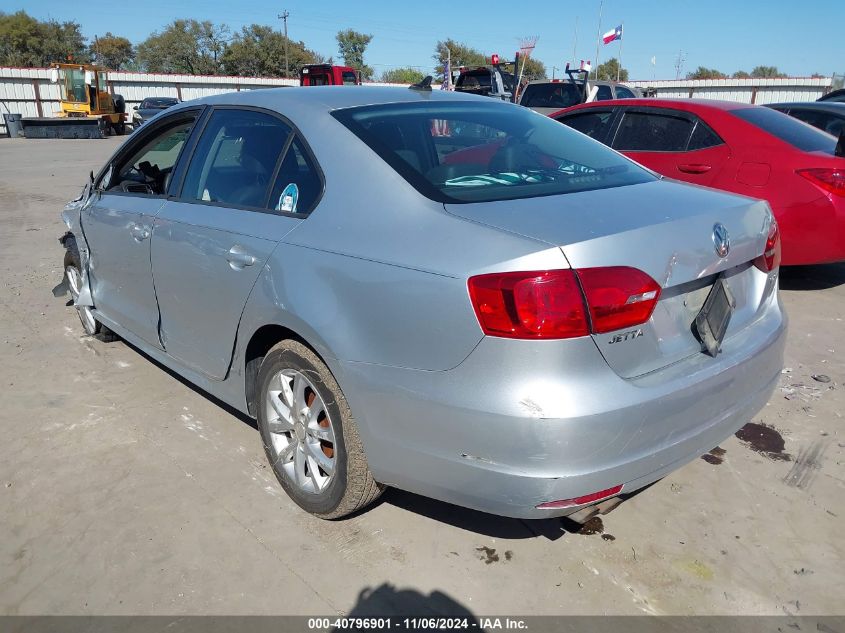 2011 Volkswagen Jetta 2.5L Se VIN: 3VWDX7AJ3BM316521 Lot: 40796901