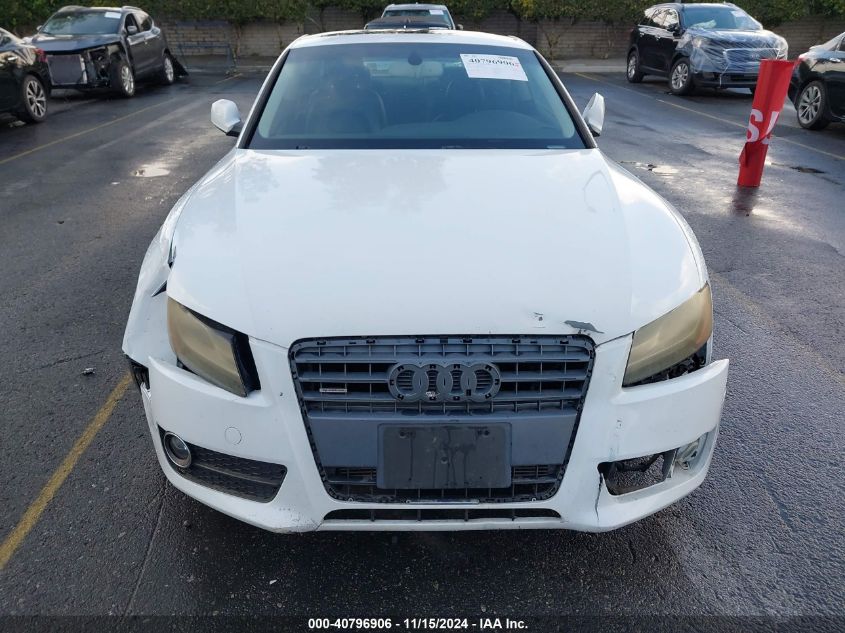 2012 Audi A5 2.0T Premium VIN: WAULFAFR6CA000779 Lot: 40796906