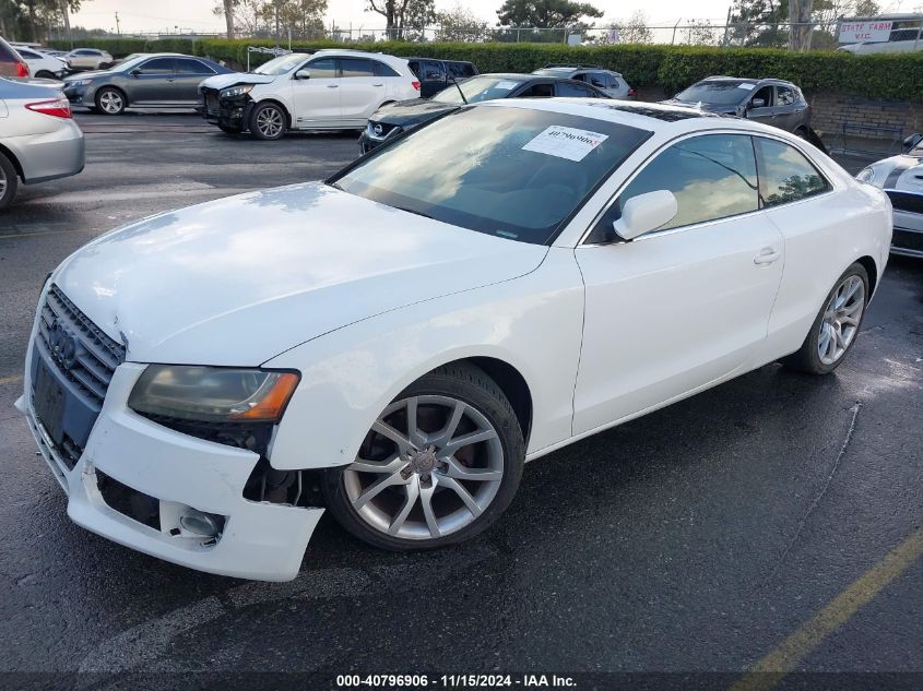 2012 Audi A5 2.0T Premium VIN: WAULFAFR6CA000779 Lot: 40796906