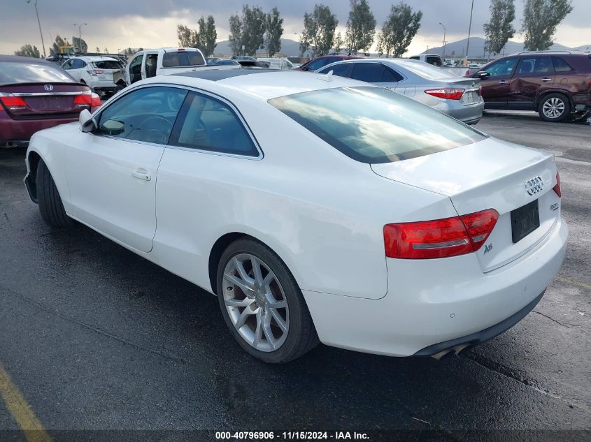 2012 Audi A5 2.0T Premium VIN: WAULFAFR6CA000779 Lot: 40796906