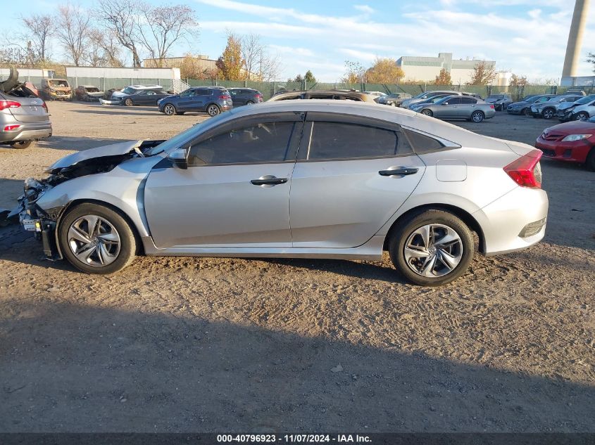 2019 Honda Civic Lx VIN: 2HGFC2F61KH581601 Lot: 40796923