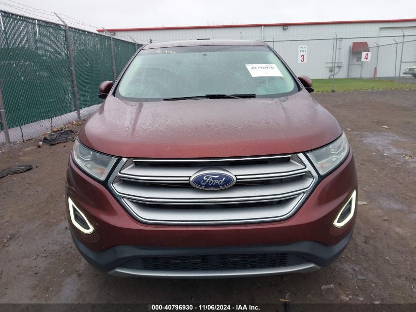 2016 Ford Edge Titanium VIN: 2FMPK4K87GBB05156 Lot: 40796930