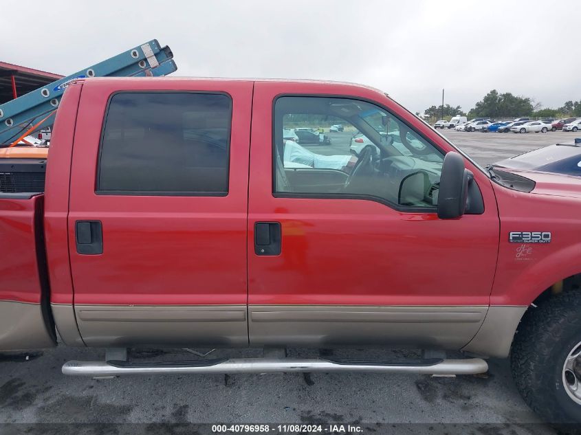 2002 Ford F-350 Lariat/Xl/Xlt VIN: 1FTSW31F12EA05175 Lot: 40796958