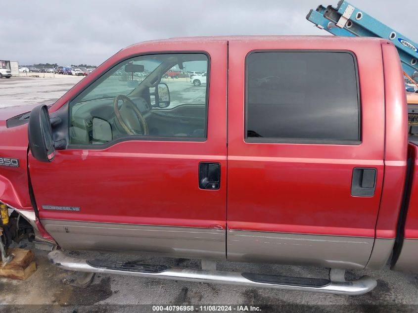 2002 Ford F-350 VIN: 1FTSW31F12EA05175 Lot: 40796958