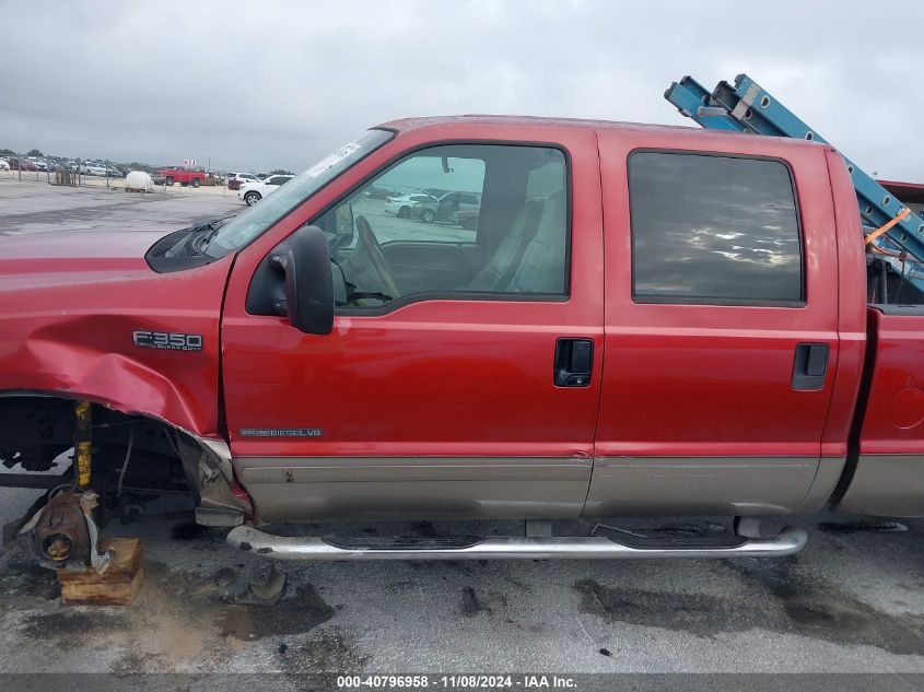 2002 Ford F-350 VIN: 1FTSW31F12EA05175 Lot: 40796958
