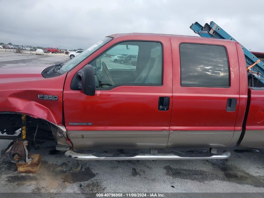 2002 Ford F-350 Lariat/Xl/Xlt VIN: 1FTSW31F12EA05175 Lot: 40796958