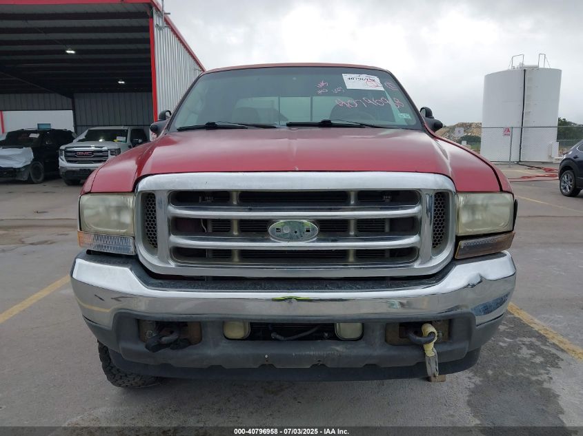 2002 Ford F-350 VIN: 1FTSW31F12EA05175 Lot: 40796958