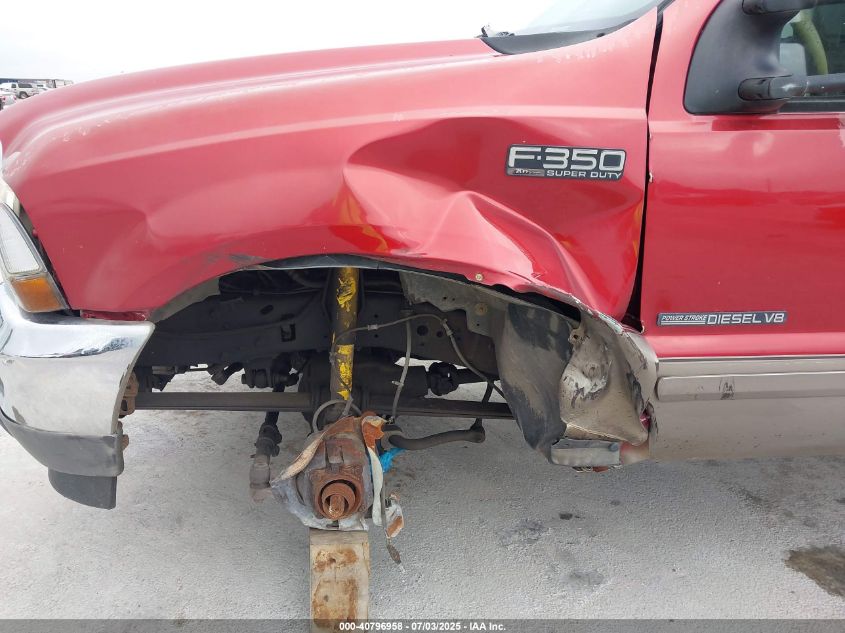 2002 Ford F-350 VIN: 1FTSW31F12EA05175 Lot: 40796958