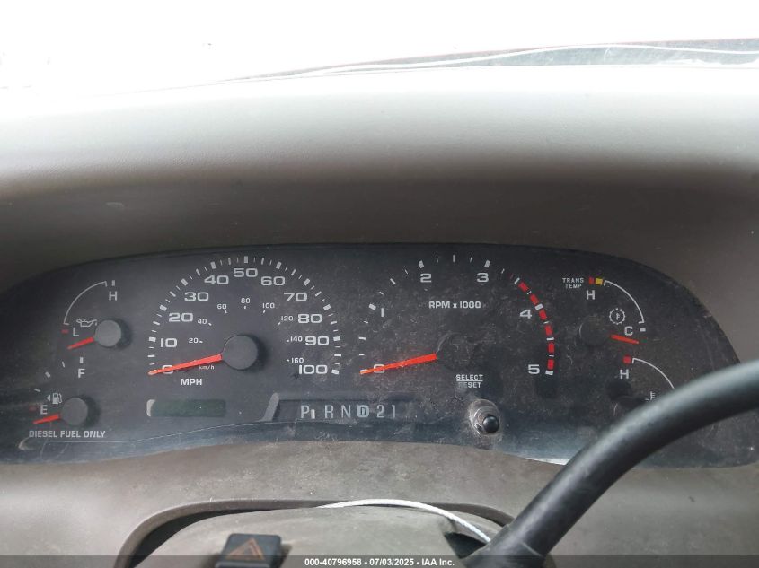 2002 Ford F-350 VIN: 1FTSW31F12EA05175 Lot: 40796958