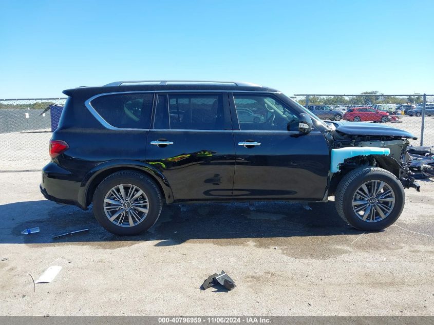 2022 Infiniti Qx80 Luxe VIN: JN8AZ2AF9N9740842 Lot: 40796959