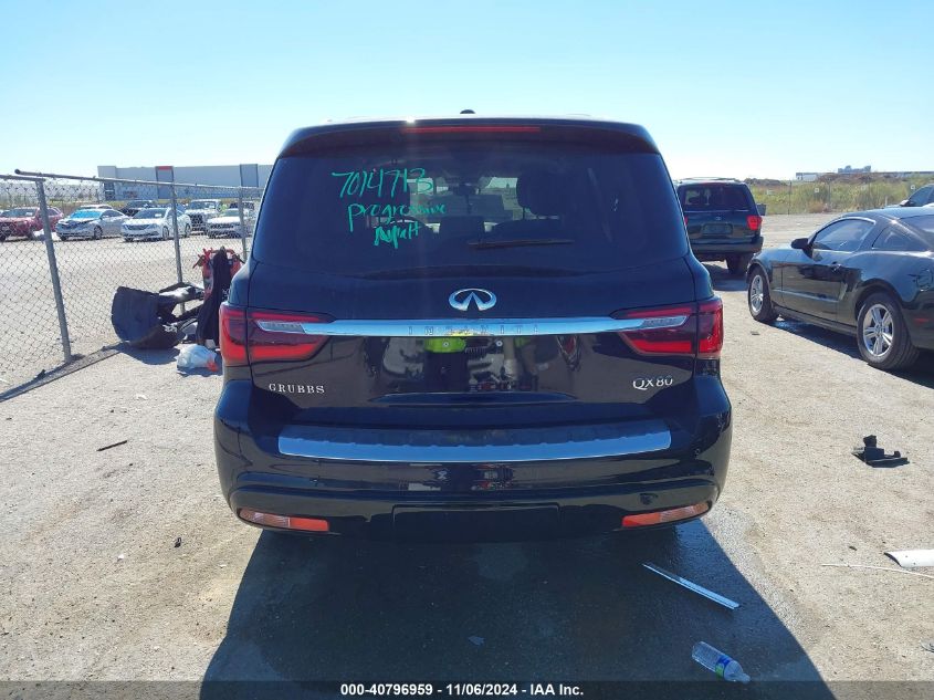 2022 Infiniti Qx80 Luxe VIN: JN8AZ2AF9N9740842 Lot: 40796959