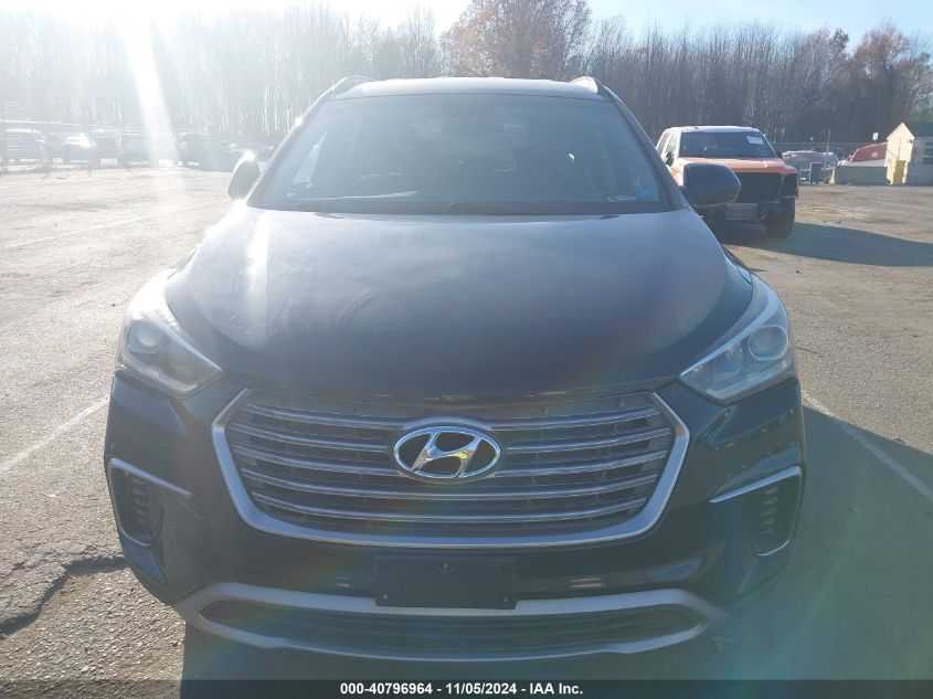 2017 Hyundai Santa Fe Se VIN: KM8SM4HF8HU187534 Lot: 40796964