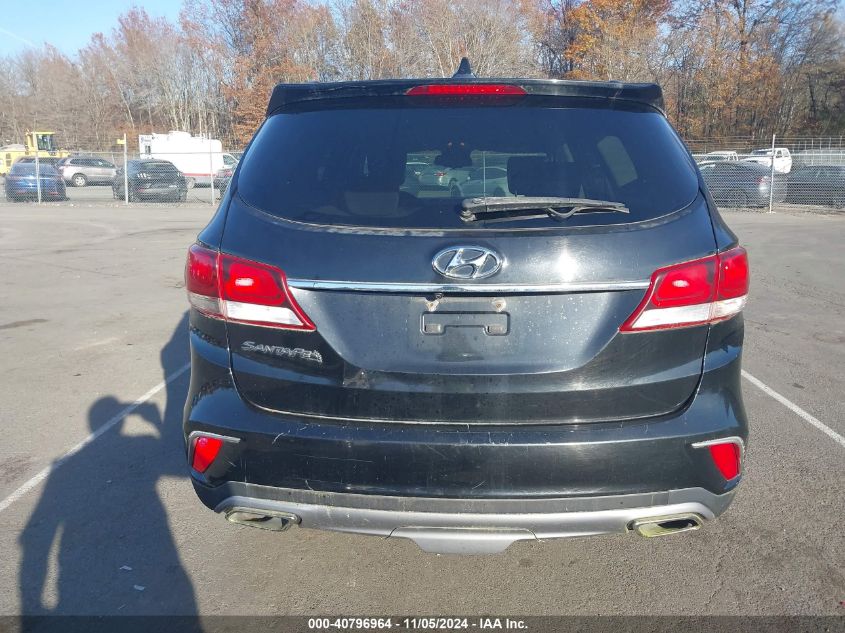 2017 Hyundai Santa Fe Se VIN: KM8SM4HF8HU187534 Lot: 40796964