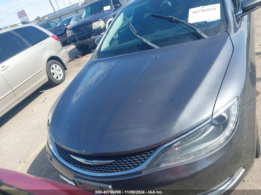 2015 Chrysler 200 C VIN: 1C3CCCCG0FN650980 Lot: 40796998