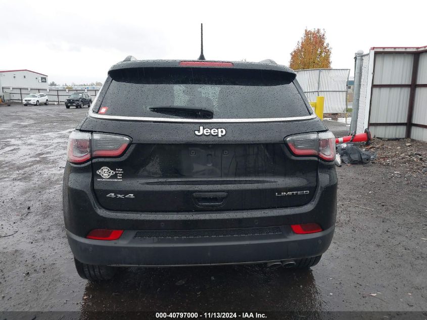 2018 Jeep Compass Limited 4X4 VIN: 3C4NJDCBXJT340770 Lot: 40797000