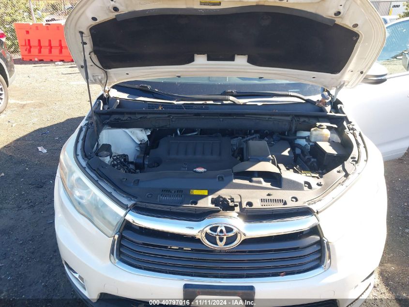 2016 TOYOTA HIGHLANDER LIMITED V6 - 5TDDKRFH6GS234406