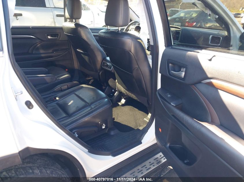 2016 TOYOTA HIGHLANDER LIMITED V6 - 5TDDKRFH6GS234406